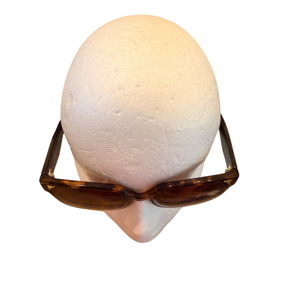Tahari Oversized Square Sunglasses‎ Tortoise Brown Gradient Quiet Luxury Chic - Picture 10 of 11